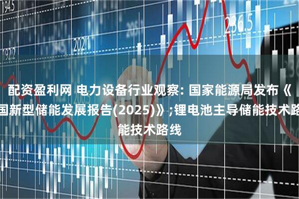 配资盈利网 电力设备行业观察: 国家能源局发布《中国新型储能发展报告(2025)》;锂电池主导储能技术路线